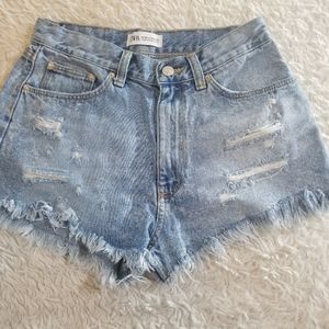 Zara Women Jeans Shorts